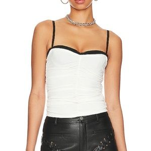 NWOT Miaou Renzo Tube Top in white
